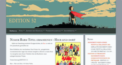 Desktop Screenshot of edition52.de